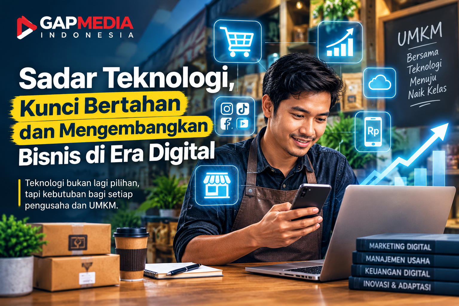 Sadar Teknologi, Kunci Bertahan dan Mengembangkan Bisnis di Era Digital